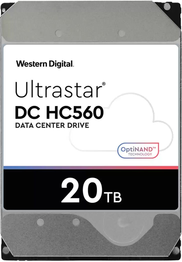 WESTERN DIGITAL Ultrastar DC HC560 3.5inch 26.1MM 20000GB 512MB 7200RPM SATA ULTRA 512E SE NP3